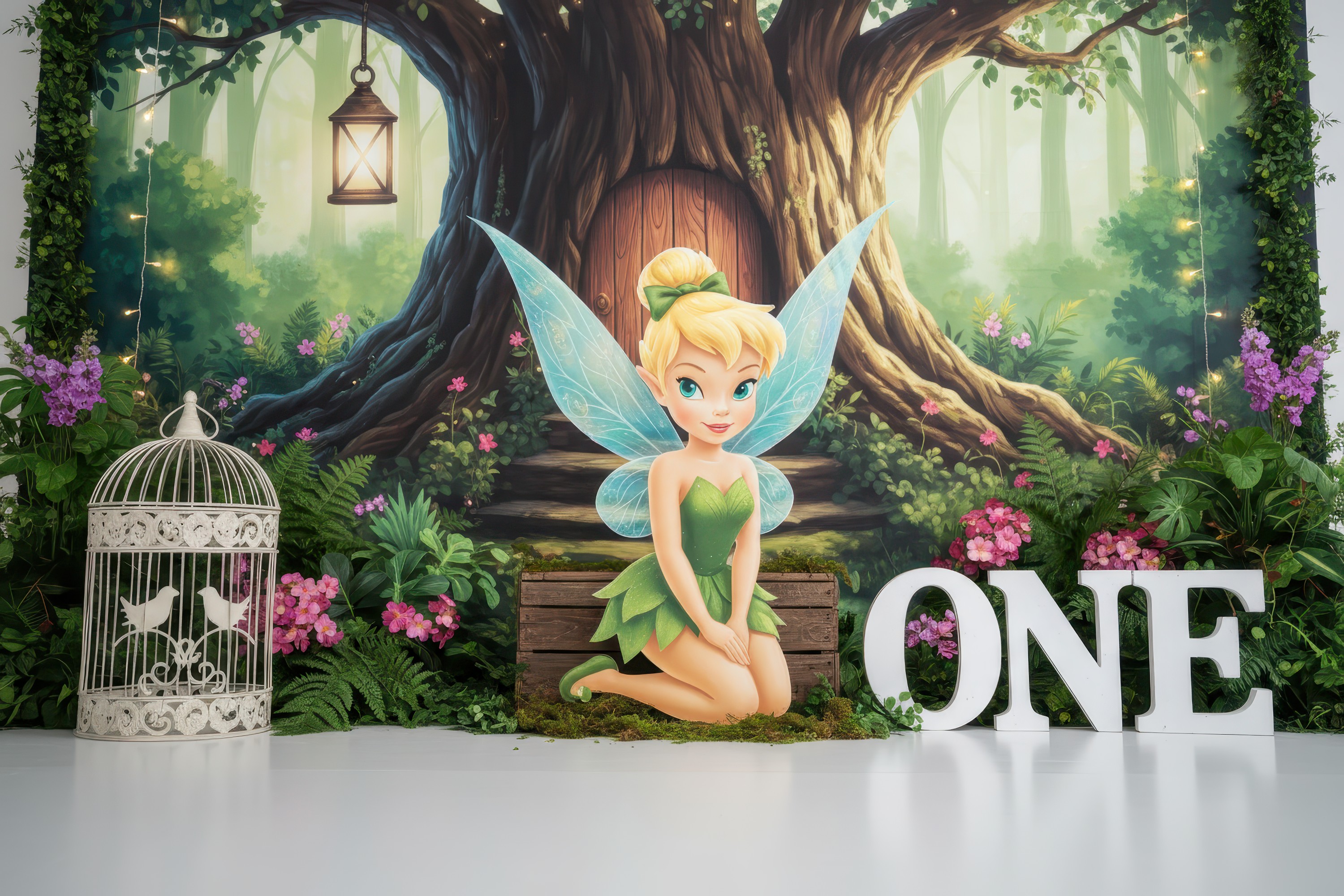 Enchanted forest backdrop